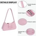 thumbnail image 3 of LHSHIDU Bow Purse Shoulder Bag Small Coquette Aesthetic Bags Retro Y2k Faux Leather Underarm Purses Cute Handbag for Women, 3 of 6