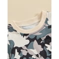 thumbnail image 4 of Suealasg Toddler Boys Summer Outfits Clothes 6M 1T 2T 3T Short Sleeve Camouflage Print T-Shirt Tops Elastic Shorts 2Pcs Causal Beach Clothing for Baby Boy, 4 of 7