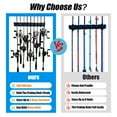 thumbnail image 3 of Fishing Rod Holder Fishing Poles Vertical Support Rack Holds 9 Fishing Rod, 3 of 15