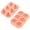 D, variant on Hecnuo,Easy Release Large Ice form,6 Cavity Fun Shapes Ice Maker for Chilled Juice,for Making Fun Shaped Ice Cubes for Chilled Juice Using An Easy Release 6 Cavity Ice Maker