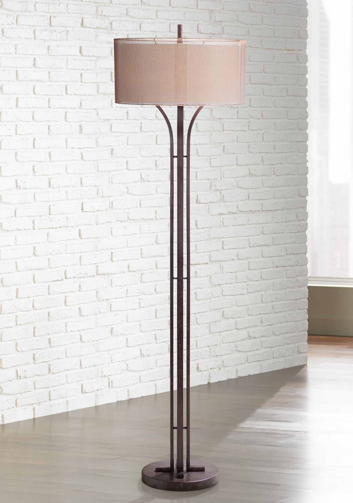 modern bronze floor lamp