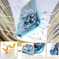 thumbnail image 4 of for iPhone 14 Pro Max Case Clear with MagSafe Full Protection Case Anti-Scratch Case Cover 6.7 Inch - Blue, 4 of 17