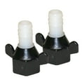 thumbnail image 2 of Shurflo by Pentair 1/2" Barb x 1/2" NPT-F Hex/Wingnut Straight Fitting (Pair) [94-181-04], 2 of 2