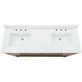 thumbnail image 2 of Avanity ZOE-VS61-WA Zoe 60" Free Standing Double Basin Vanity Set - Wood, 2 of 7