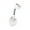 White#0, variant on Universal Adjustable Shower Head Holder No Drill Adhesive Mount for Bathroom Wall Angle Height Adjustable Bracket Handheld Showerhead Organizer