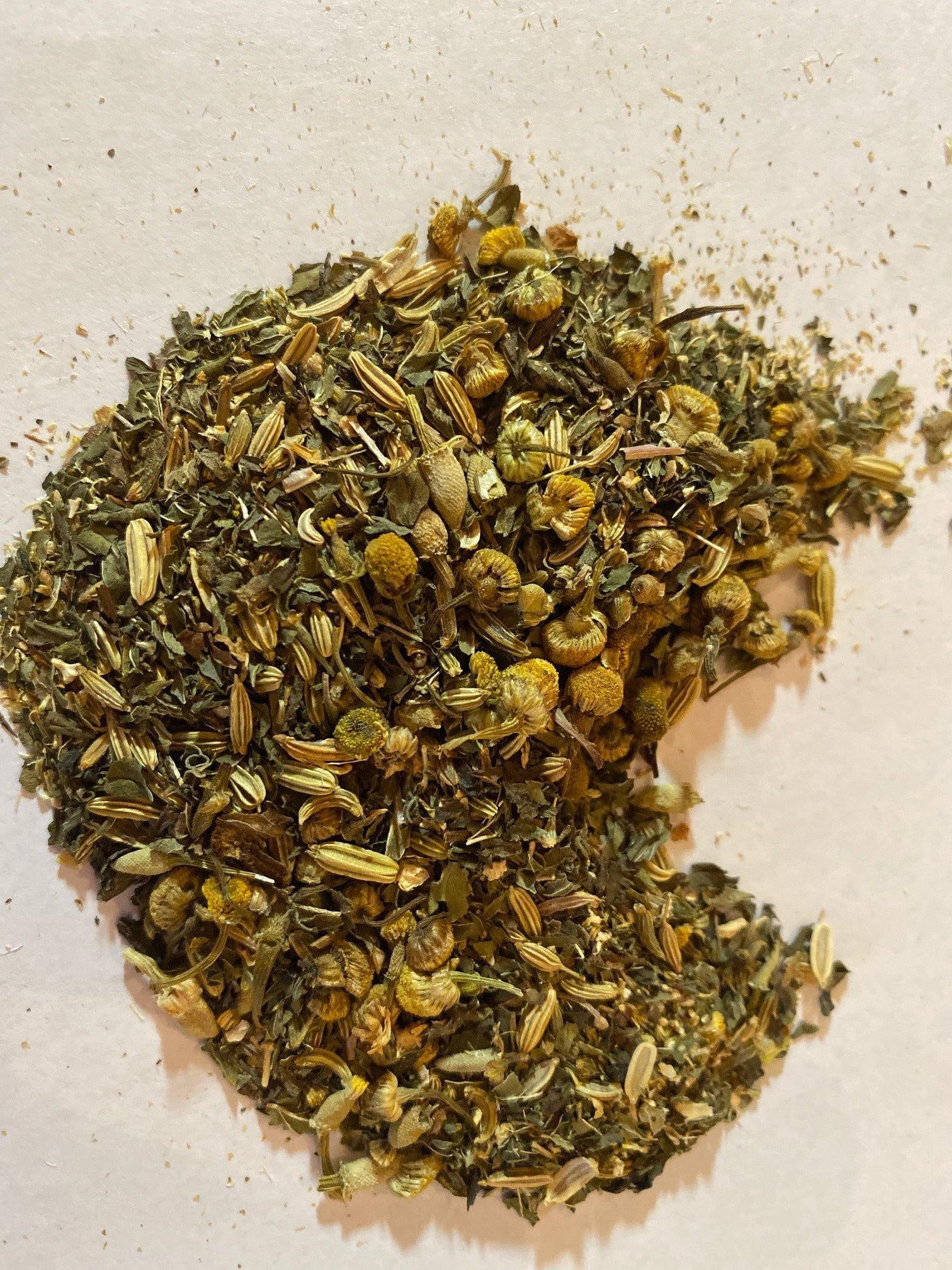 Soothing Stomach Relief - Fennel, Chamomile, Peppermint, Ginger