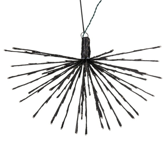 Vickerman 160Lt x 24" Black Starburst Warm White 5mm LED Lights.