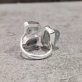 thumbnail image 6 of Natural Aquamarine Ring, Rough Aquamarine Gemstone Ring, March Birthstone, Triple Stone, 925 Sterling Silver, Womens Ring, Christmas, Adjustable Ring, Handmade, Statement Jewelry, Raw Gemstone Jewelry, 6 of 6