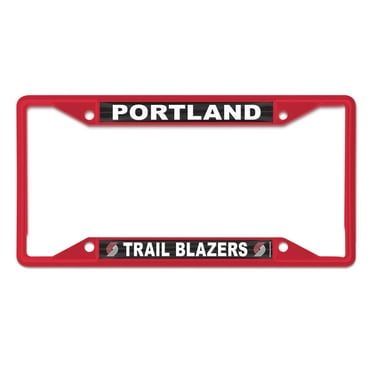 WinCraft Portland Trail Blazers Chrome Color License Plate Frame