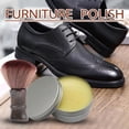 thumbnail image 2 of Furniture Salve Oil Cream Polisher Wax With Brush For Home Leather Bags Boots Shoes Care, 2 of 9