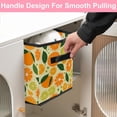 thumbnail image 5 of RATGDN Collapsible Fabric Cube Storage Bin with Double Handles for Living Room Bedroom Office Black - Orange Juice Fruit, 5 of 7