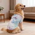 thumbnail image 4 of Tie Dye Hoodie Sweatshirt Soft Breathable Apparel For Small Medium Large Puppies And Cats, 4 of 5