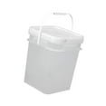 thumbnail image 4 of Cubo cuadrado para almacenamiento de alimentos, práctico, resistente, portátil, versátil con asa, cubo de pintura para pintura del hogar y la cocina 13L, 4 of 8