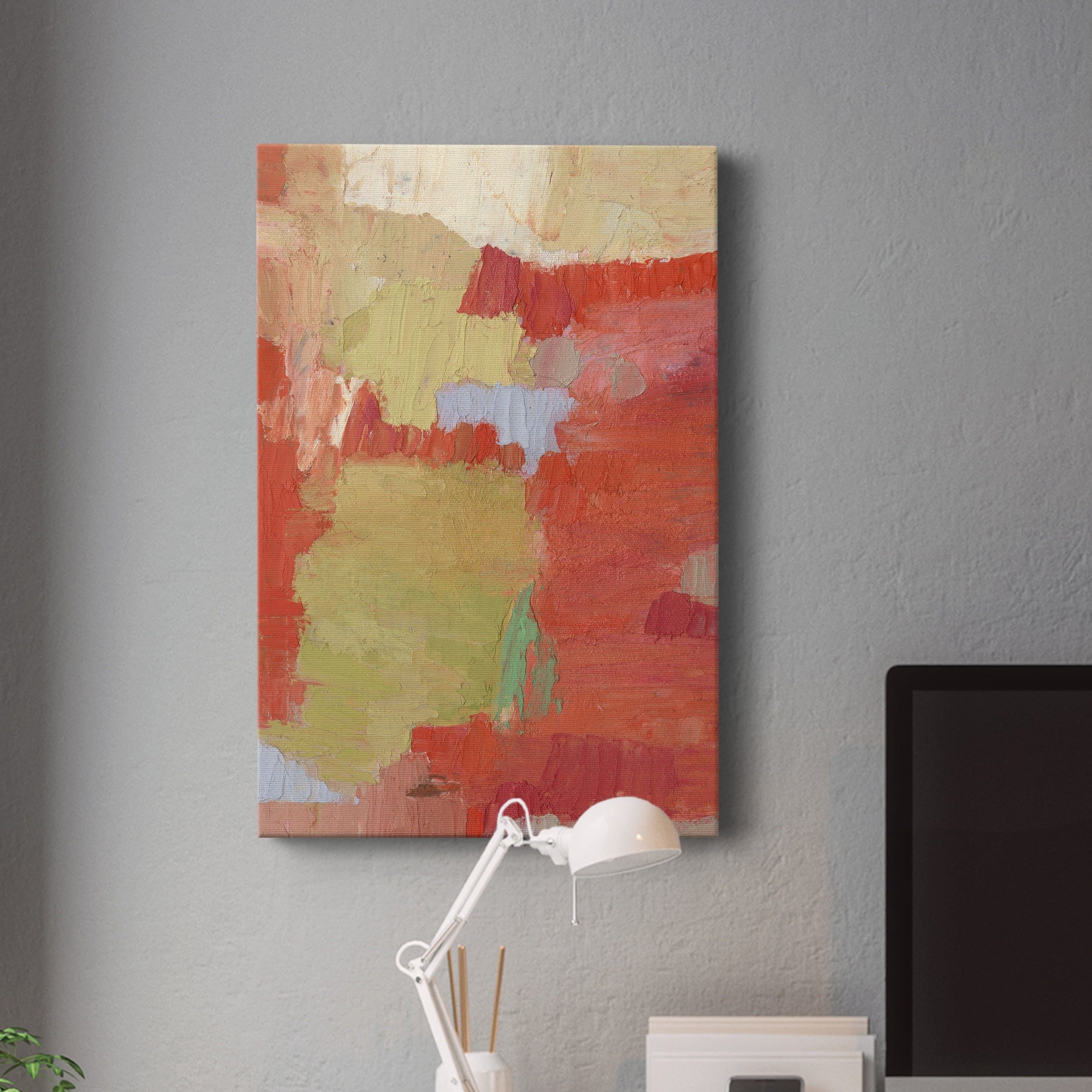 Bright Costa I Premium Gallery Wrapped Canvas - Ready to Hang