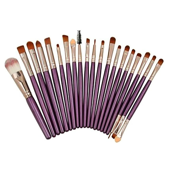 Kit de Pinceaux de Maquillage, 20 Pcs Professionnels pour Débutants