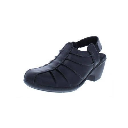

Easy Street Womens Manner Faux Leather Slingback Mules