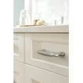 thumbnail image 2 of Amerock Cowrie 3 inch (76mm) Center-to-Center Satin Nickel Cabinet Pull, 2 of 5
