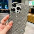 thumbnail image 5 of Compatible with iPhone Case,Crystal Glitter Diamond Protection Bling Sparkle Rhinestone Soft Shockproof Cover Phone Case (White,iPhone 11), 5 of 7