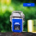 thumbnail image 4 of Electric Torch Arc Lighter with Flashlight Transparent Waterproof Lighter Plasma Dual ARC Windproof Lighter USB Rechargeable Lighters Outdoor Camping Gift, 4 of 7