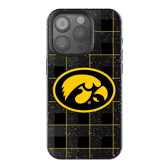 Keyscaper Iowa Hawkeyes Plaid Bling iPhone Case