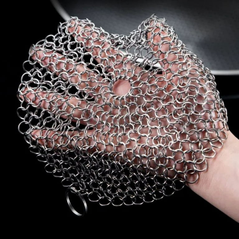 Chainmail Cast Iron Scrubber in 2023