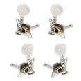 thumbnail image 6 of 4 Pieces Metal Opened Ukulele Tuning Pegs Round, 6 of 8