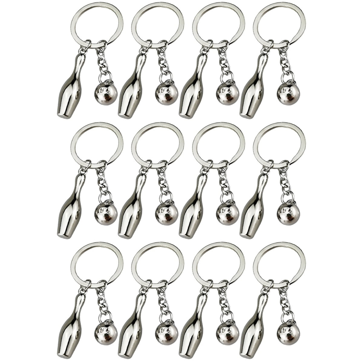 100Pcs 50pcs Keychain Rings With Chain And 50pcs Open Jump Rings DIY Key Ch.WS E - Foto 9