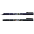 thumbnail image 3 of Tombow 62038 Fudenosuke Brush Pens, Hard and Soft Tip Brush Pens, Black, 2 Pack, 3 of 10