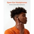 thumbnail image 2 of Open Ear Headphones Wireless Bluetooth 5.3, Open Ear Earbuds with Dual 16.2mm Dynamic Drivers 60 Hours Playtime Waterproof Sport Earbuds for Android iPhone TV,Black, 2 of 4