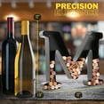 thumbnail image 4 of Decomil Wine Cork Holder (A-Z) (Letter M) | Decorative Wine Letters Cork Holder (M) | Wall Art Cork Holder Decor (M), 4 of 7