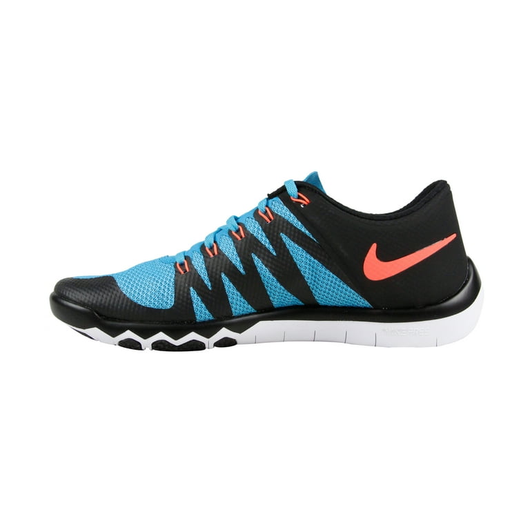 Nike Nike Free Trainer 5.0 V6 Mens Black Blue Athletic Training Shoes - Walmart.com