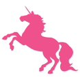 thumbnail image 2 of Rearing Hot Pink Unicorn Wall Decal by Wallmonkeys Peel and Stick Graphic (36 in W x 32 in H) WM352102, 2 of 4