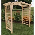 thumbnail image 2 of A &amp; L Furniture Cambridge 7 ft. High Cedar Arbor, 2 of 3