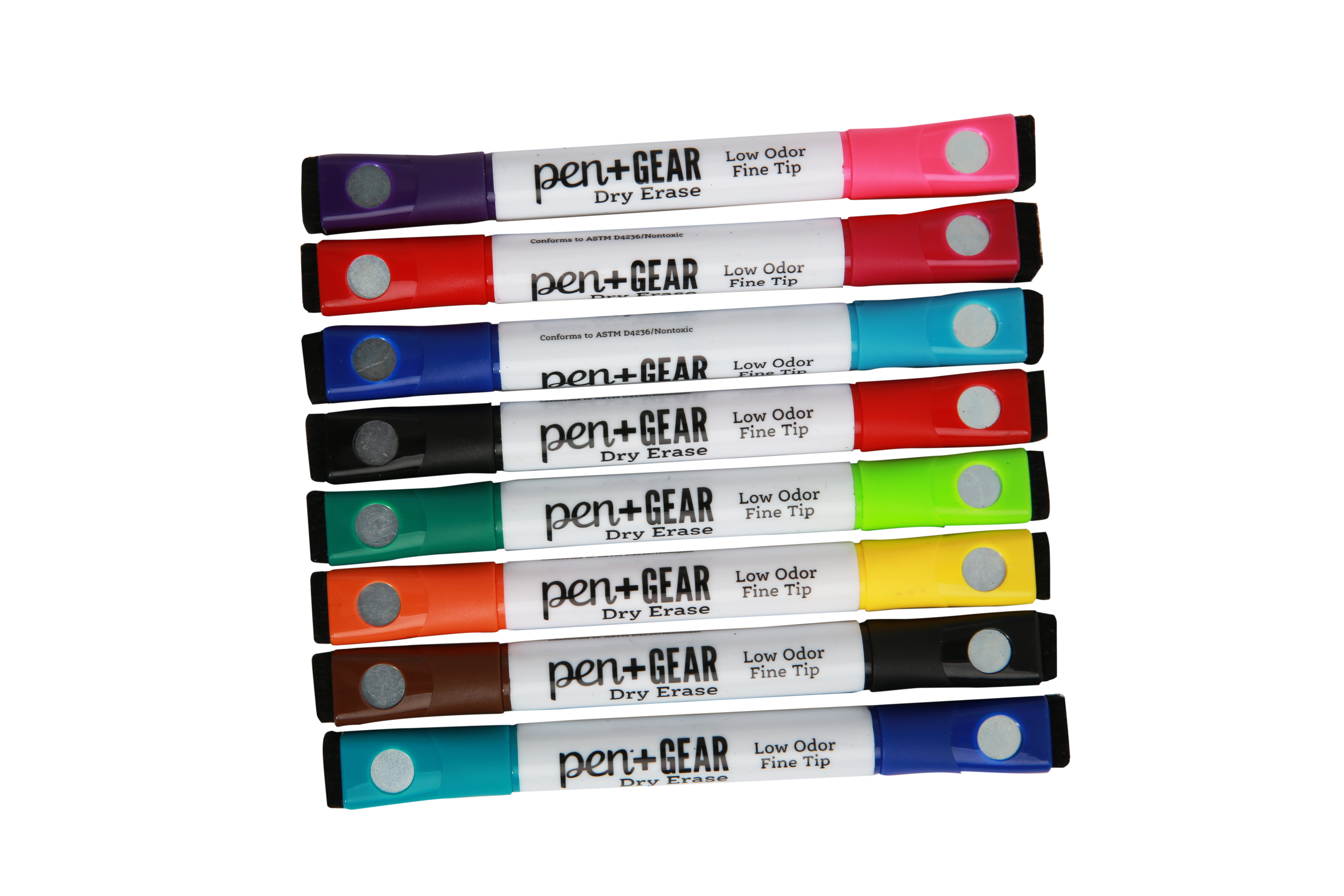 Gear 2 In 1 Fine Tip Dry Erase Markers 8 count Pen 