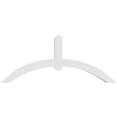 thumbnail image 4 of 60"W x 25"H x 4"D x 4"F, 10/12 Pitch, Archdale Architectural Grade PVC Gable Bracket, 4 of 8