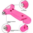 thumbnail image 3 of 2-Pack 3-in-1 Emergency Car Escape Tool - Window Breaker, Seatbelt Cutter with Reflective Strips, Vehicle Safety Device, 3 of 7