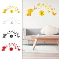 thumbnail image 1 of MORESEC under $5 4Pcs Frameless DIY Wall Clock,Mirror Sticker Mute Clock for Home and Office Decor, Removable Elephant Butterfly Design, Silent Ticking Wall Clock, Easy to Apply Decorative Clock, 1 of 8