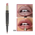 thumbnail image 1 of 16 Color Lip Liner And Lipstick Double Ended Lip Pen Makeup Tool Long Lasting Color Rendering Lip Cosmetics Lip Gloss Ingients Oil, 1 of 3