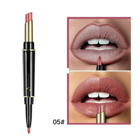 

16 Color Lip Liner And Lipstick Double Ended Lip Pen Makeup Tool Long Lasting Color Rendering Lip Cosmetics Lip Plumper Gloss