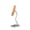Orange, variant on AI Smart Sensor Nail Light Portable Rechargeable Handheld Automatic Nail Dryer with Screen Display Mini Curing Lamp