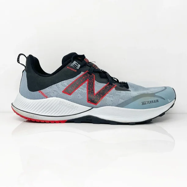 New Balance Mens Dynasoft Nitrel V4 MTNTRCK4 Blue Running Shoes Sneakers Sz 12 D