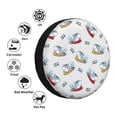thumbnail image 5 of Rv Spare Tire Cover 15 inch - Cute Surfing Shark Tire Covers for Trailers, Adjustable Camper Spare Tire Cover, 5 of 7