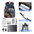 thumbnail image 4 of Easygdp Rainbow Astronaut Space Landscape Mochila Casual para Portátil, Mochila para Escuela, Viajes, Negocios, 4 of 6