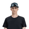 thumbnail image 5 of Hirioo Moon Wolf Warrior for Baseball Cap Men Cap Flat Brim for Men Women Teens Adjustable Baseball Cap, 5 of 7