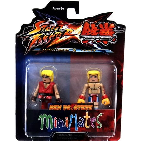 Street Fighter Artist Series - Street Fighter Minimates Series 1 Ken vs Steve Minifigure 2-Pack