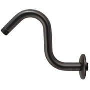 s style shower arm, oil rubbed bronze finish, with flanges, raise up 4 - by plumb usa