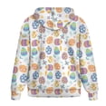 thumbnail image 5 of FOR U DESIGNS Easter Egg Zipper Hoodies for Women Oversized Trendy Hoodie Size XS Lightweight Hooded Zip Up Sweatshirt Women Activewear Tops Long Sleeve Sportswear, 5 of 7