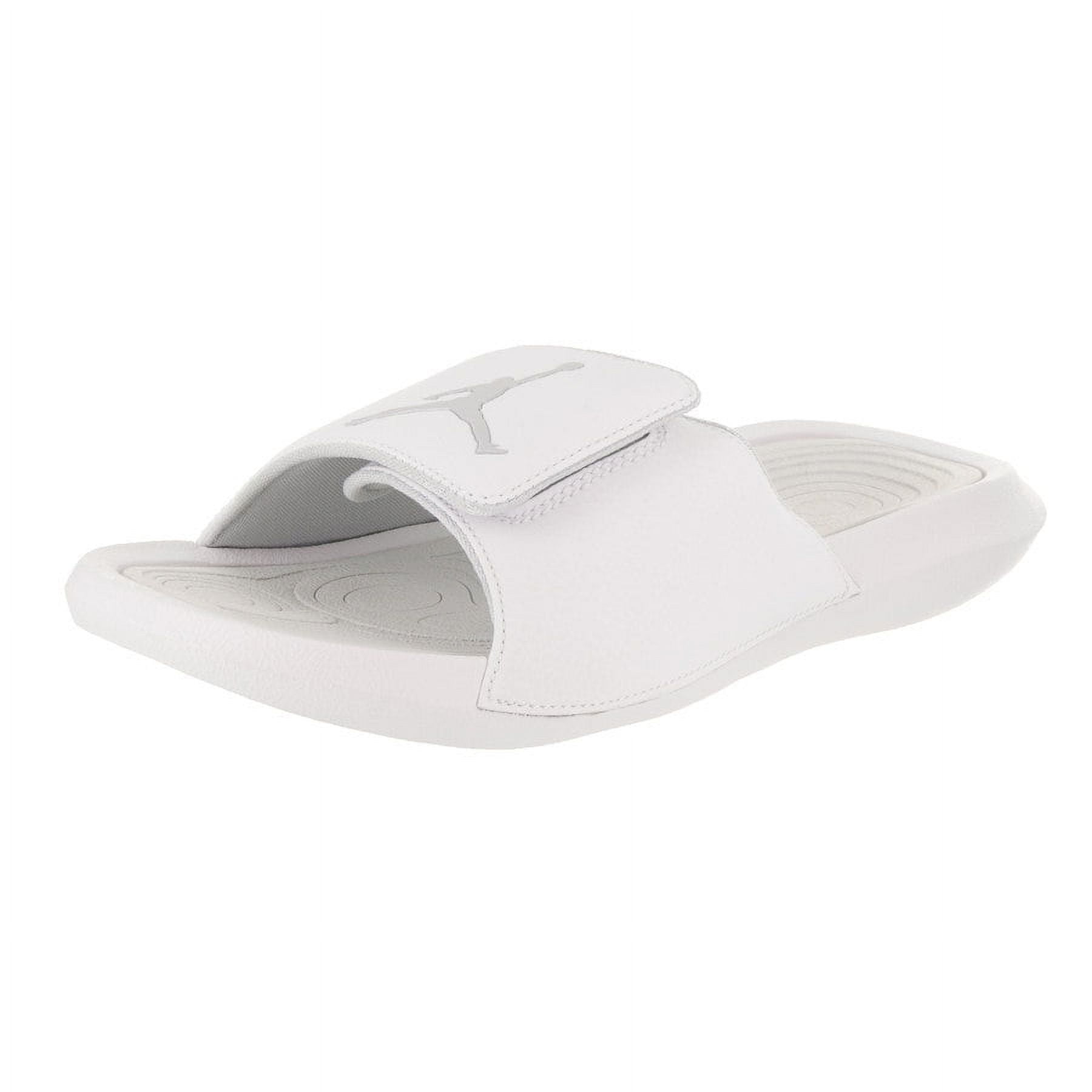 nike jordan mens hydro 6 white pure platinum synthetic leather