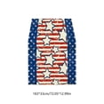 thumbnail image 6 of BZPIZ 4th of July Table Runner Red/ White/Blue Stripe Stars Memorial Day Patriotic Independence Day Table Decoration Home Kitchen Dining Indoor Outdoor Farmhouse Decor 13x72 Inch, 6 of 6