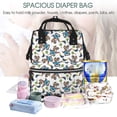 thumbnail image 5 of Fuzoiu Funny Excavator Print Diaper Bag Backpack,Baby Essentials Travel Tote,Multi function Waterproof Diaper Bag, Travel Essentials Baby Bag - Unisex, 5 of 6